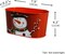 Christmas Metal Buckets, 5 Pieces Christmas Metal Herb Garden Planter, Christmas Decorations Galvanized Tin Bucket Pails for Party Home Table Centerpieces Decor 7.9" L x 5.2" W x 4.3" H